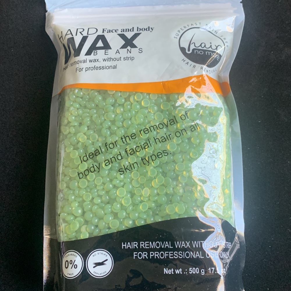 Large Bag- 500g Hard Wax Beans- Green